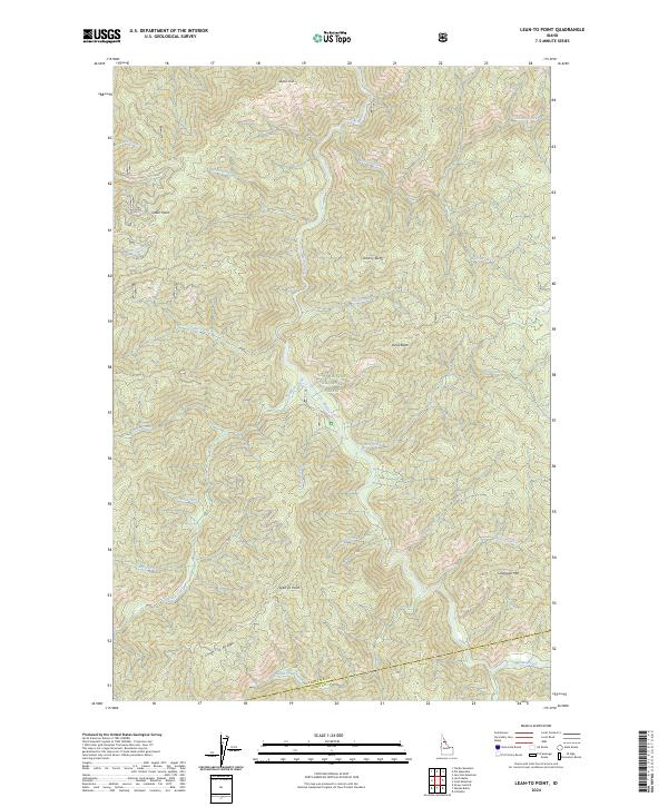 USGS Topographic Map – Lean-to Point