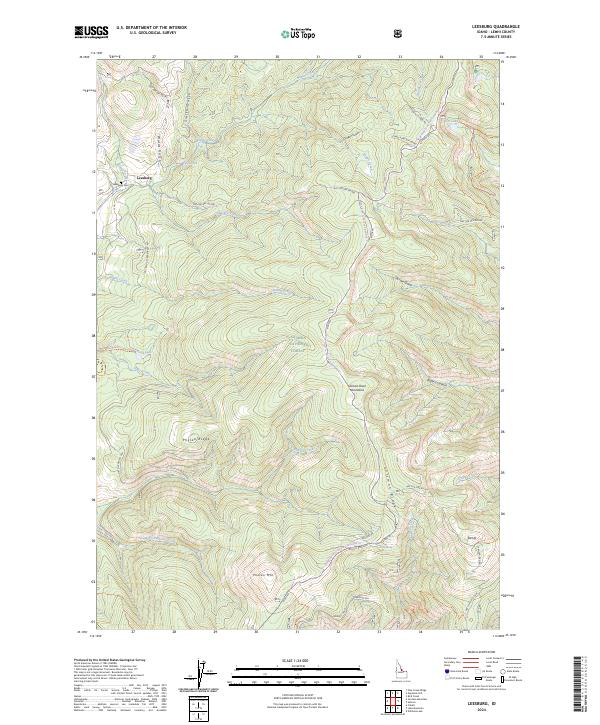 USGS Topographic Map – Leesburg