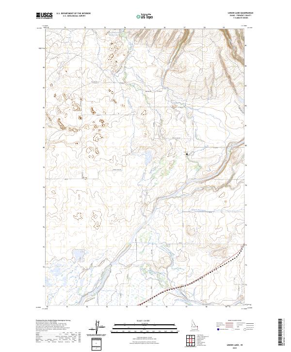 USGS Topographic Map – Lemon Lake