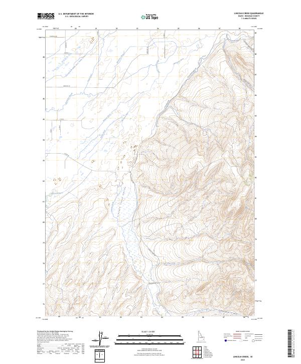 USGS Topographic Map – Lincoln Creek