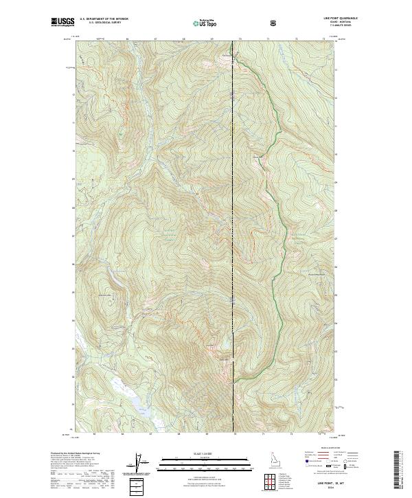 USGS Topographic Map – Line Point