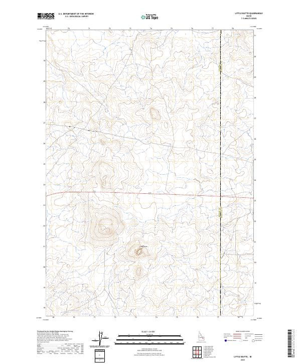 USGS Topographic Map – Little Butte