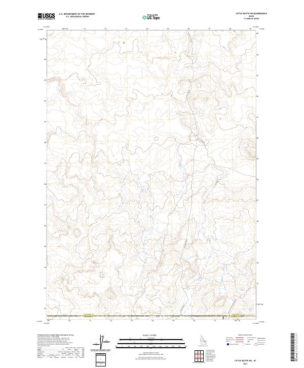 USGS Topographic Map – Little Butte NE
