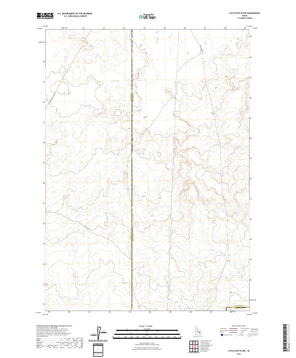 2023 Map of Little Butte NW, 2023 Print