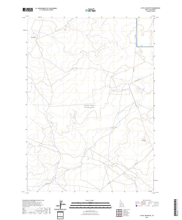 USGS Topographic Map – Little Joe Butte