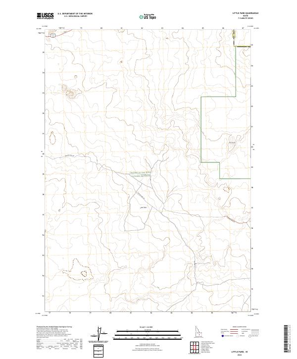 USGS Topographic Map – Little Park