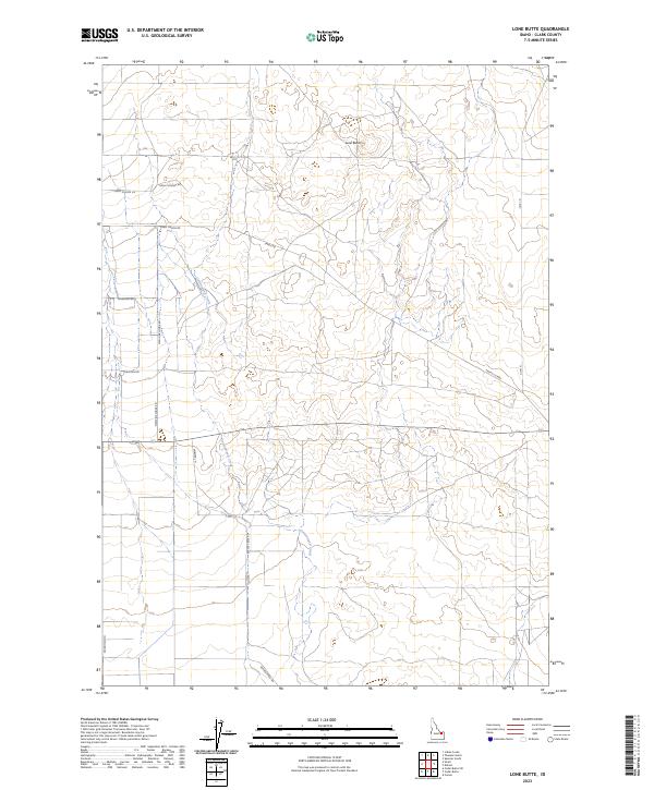 USGS Topographic Map – Lone Butte