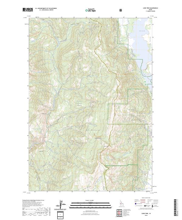 USGS Topographic Map – Lone Tree