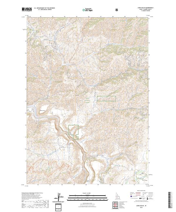 USGS Topographic Map – Long Gulch
