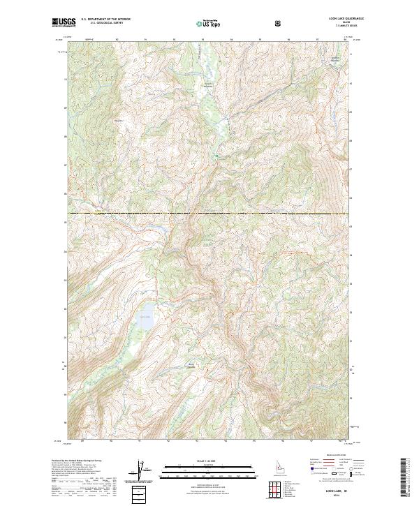 USGS Topographic Map – Loon Lake