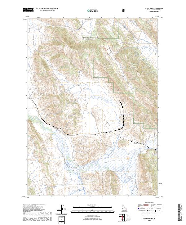 USGS Topographic Map – Lower Valley