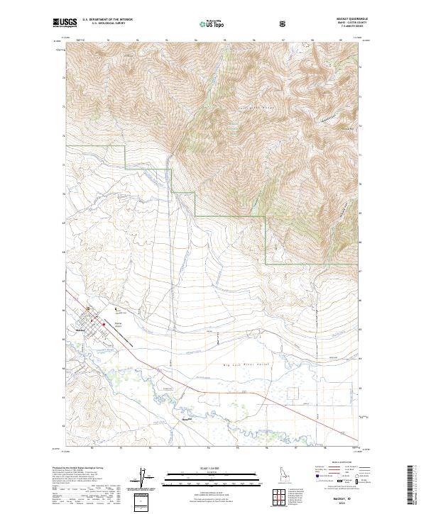 USGS Topographic Map – Mackay