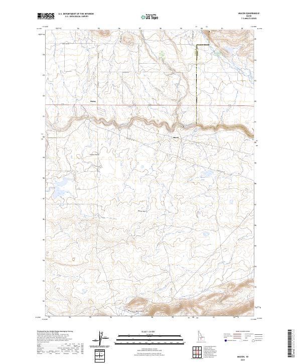 USGS Topographic Map – Macon