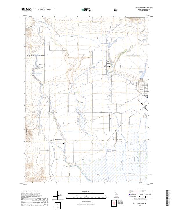 USGS Topographic Map – Malad City West