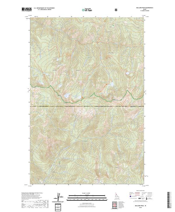 USGS Topographic Map – Mallard Peak