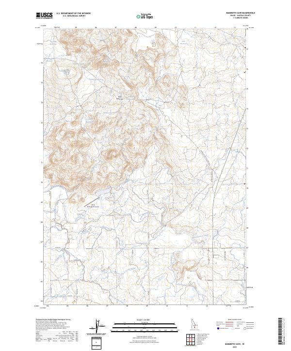 USGS Topographic Map – Mammoth Cave