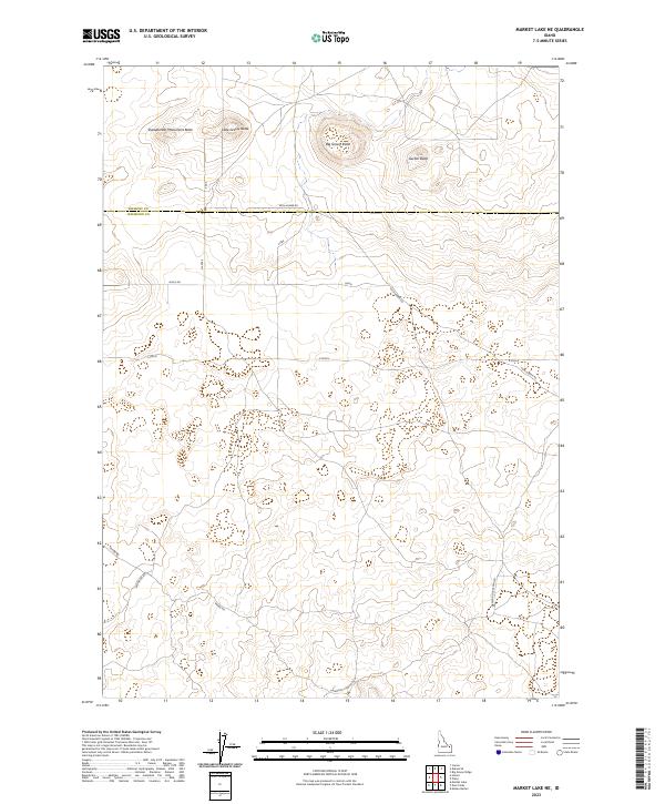 USGS Topographic Map – Market Lake NE