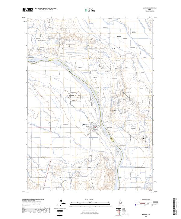 USGS Topographic Map – Marsing