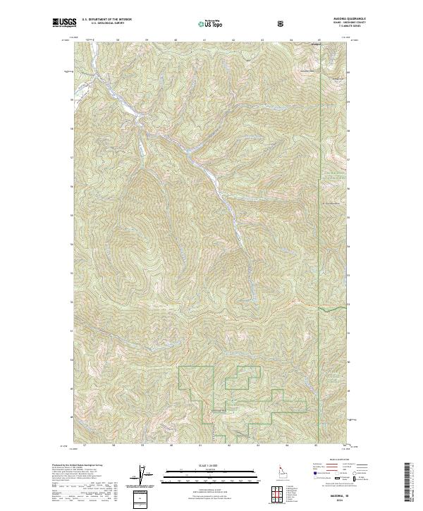 USGS Topographic Map – Masonia