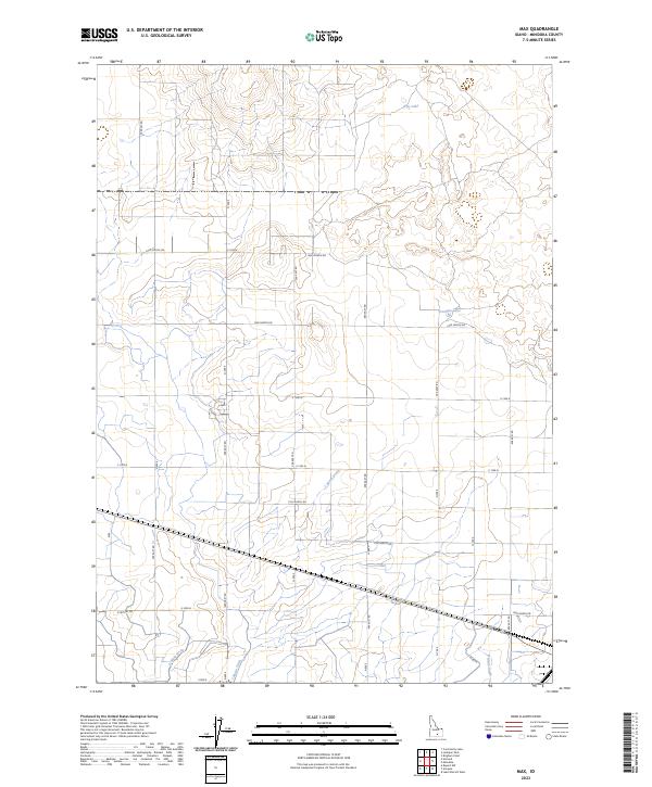 USGS Topographic Map – Max