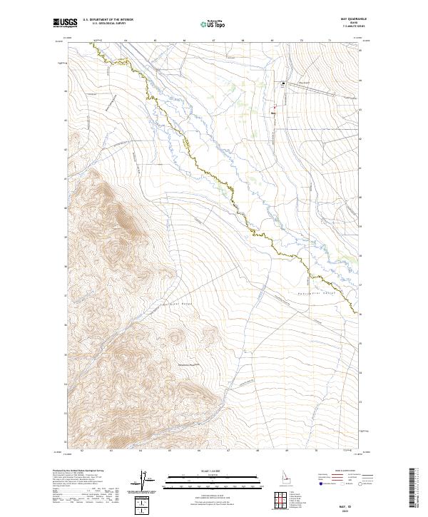 USGS Topographic Map – May