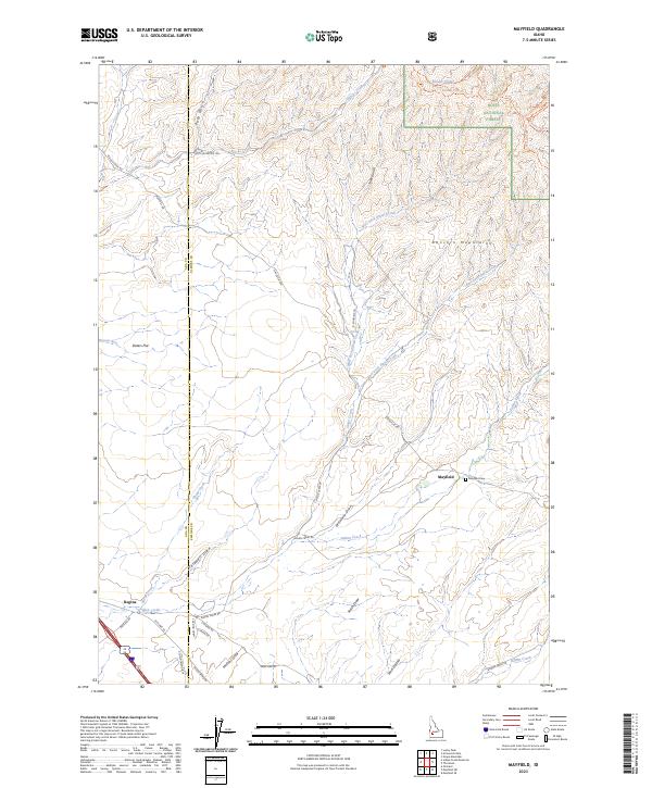 USGS Topographic Map – Mayfield