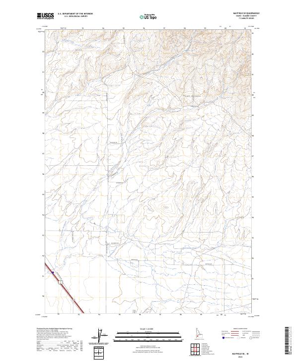 USGS Topographic Map – Mayfield SE