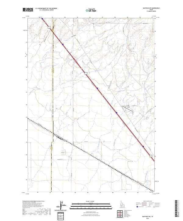 USGS Topographic Map – Mayfield SW