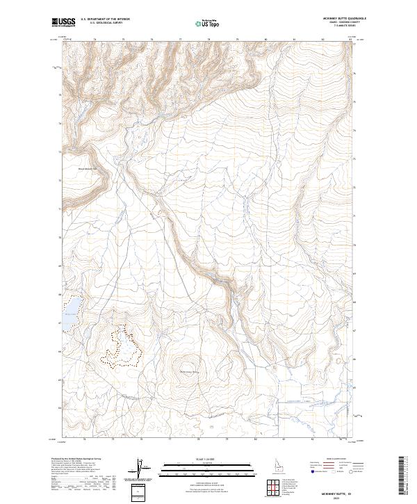 USGS Topographic Map – McKinney Butte