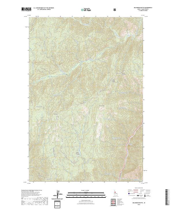 USGS Topographic Map – McLendon Butte