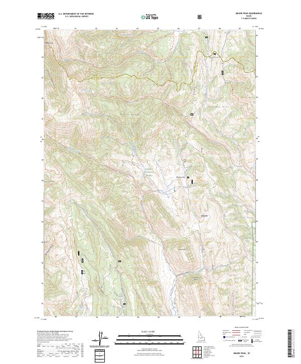 USGS Topographic Map – Meade Peak