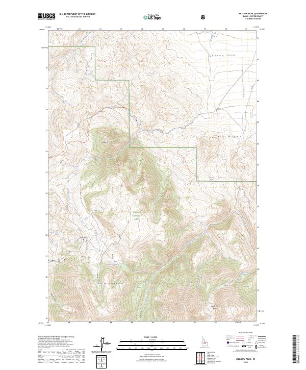 USGS Topographic Map – Meadow Peak