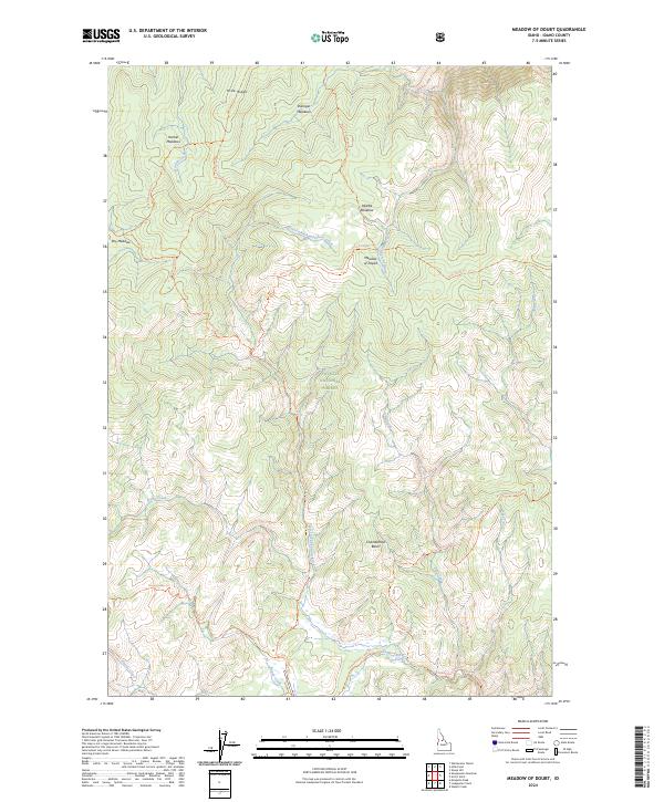 USGS Topographic Map – Meadow of Doubt