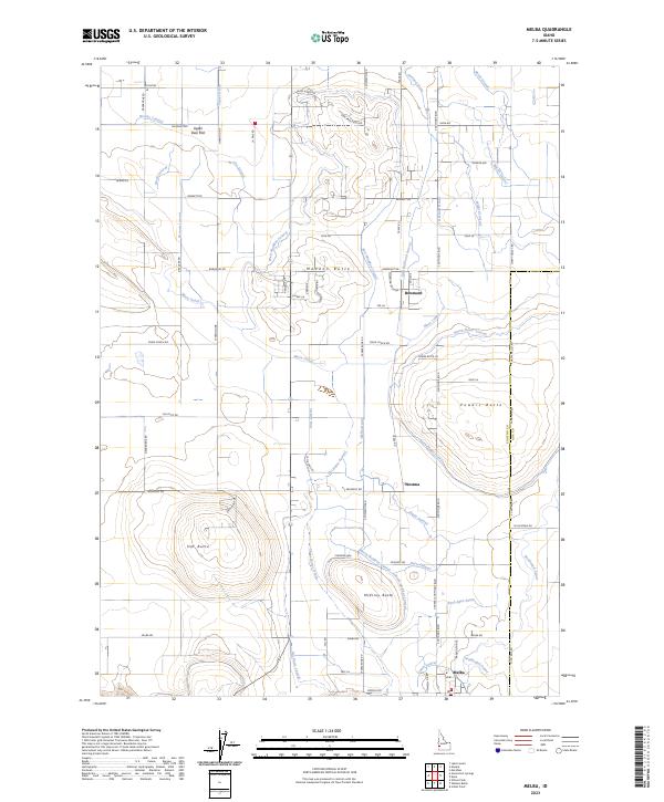 USGS Topographic Map – Melba