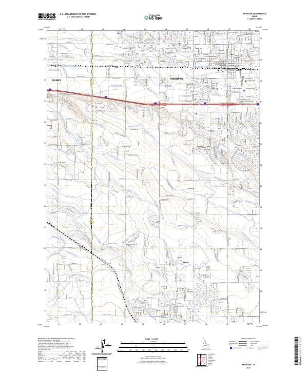USGS Topographic Map – Meridian