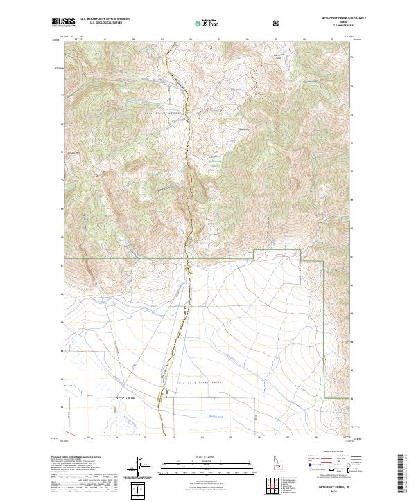 USGS Topographic Map – Methodist Creek