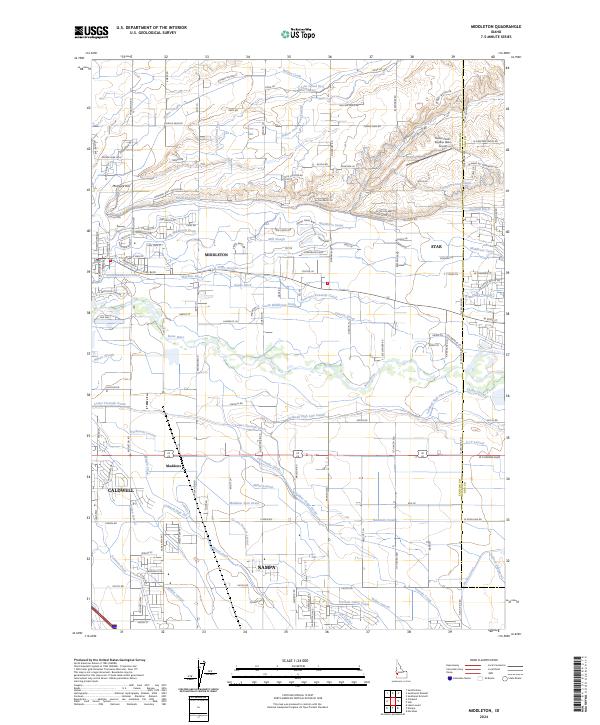 USGS Topographic Map – Middleton