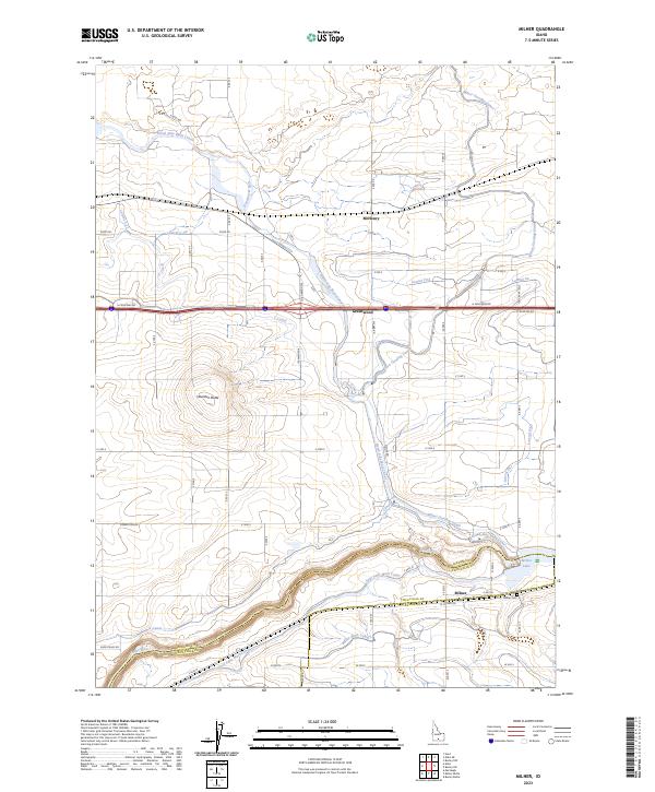 USGS Topographic Map – Milner