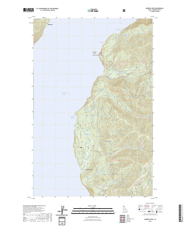 USGS Topographic Map – Minerva Peak