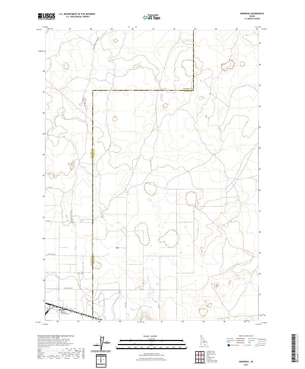 USGS Topographic Map – Minidoka