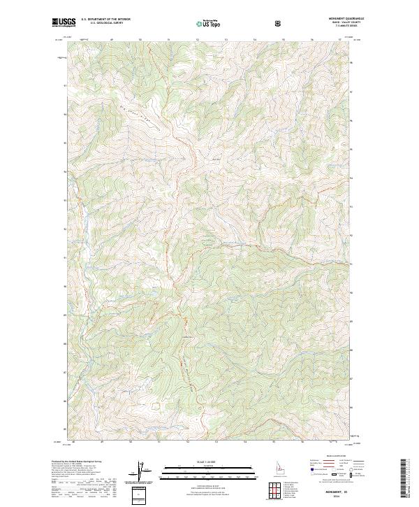 USGS Topographic Map – Monument