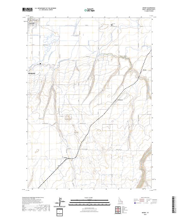 USGS Topographic Map – Moody