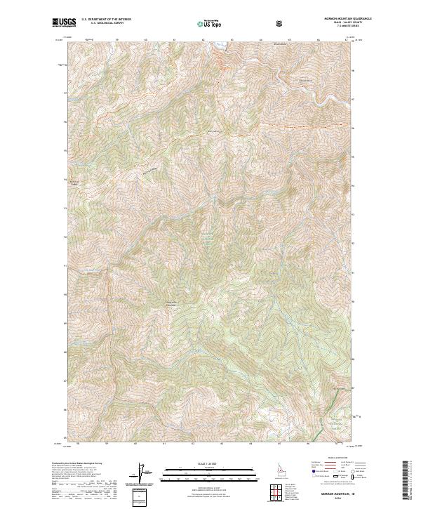 USGS Topographic Map – Mormon Mountain