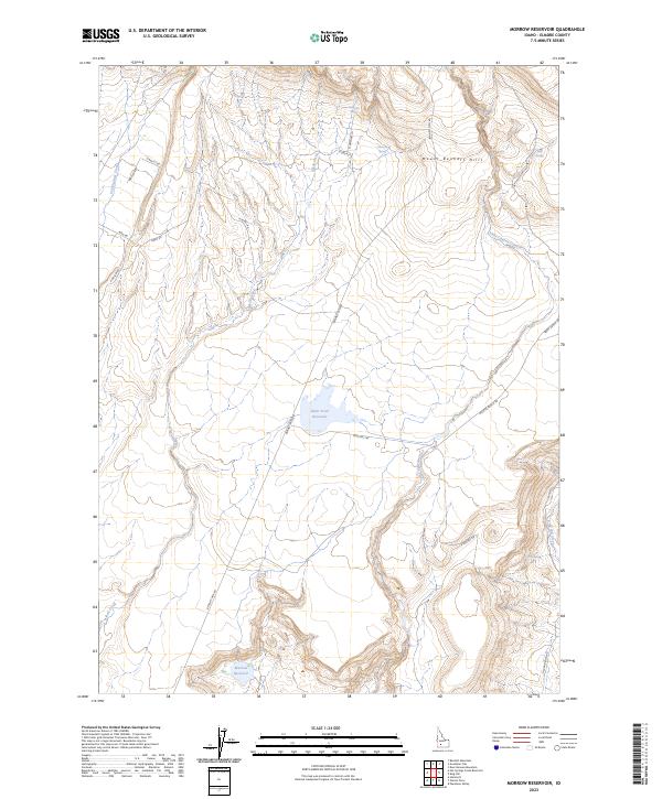 USGS Topographic Map – Morrow Reservoir