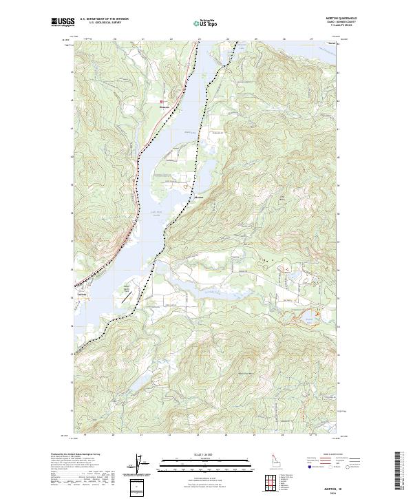 USGS Topographic Map – Morton