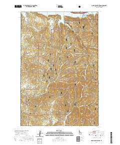 USGS Topographic Map – Mount Coeur D'Alene