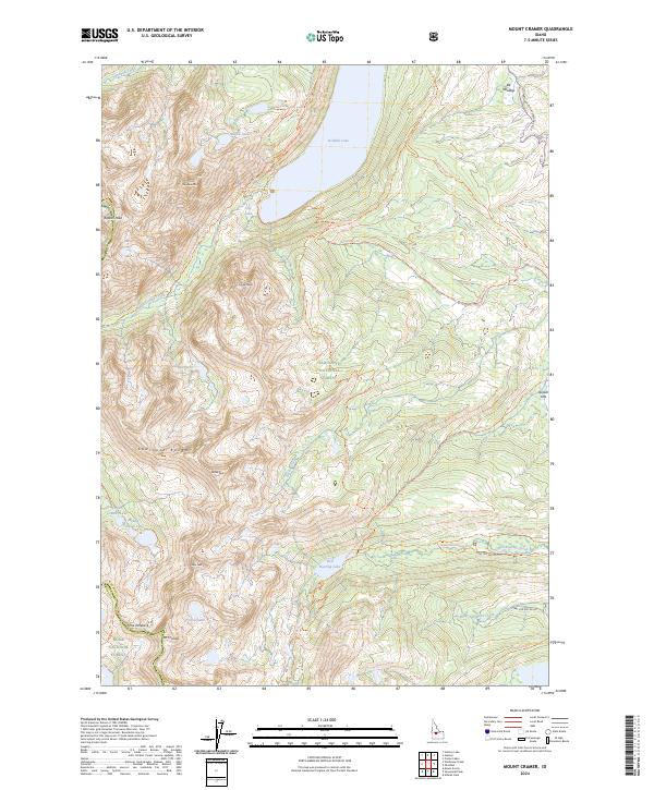 USGS Topographic Map – Mount Cramer