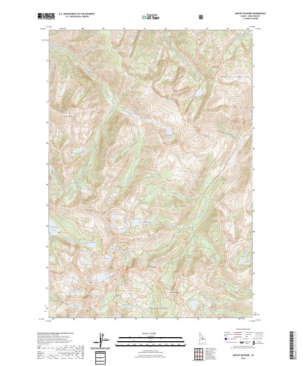 USGS Topographic Map – Mount McGuire