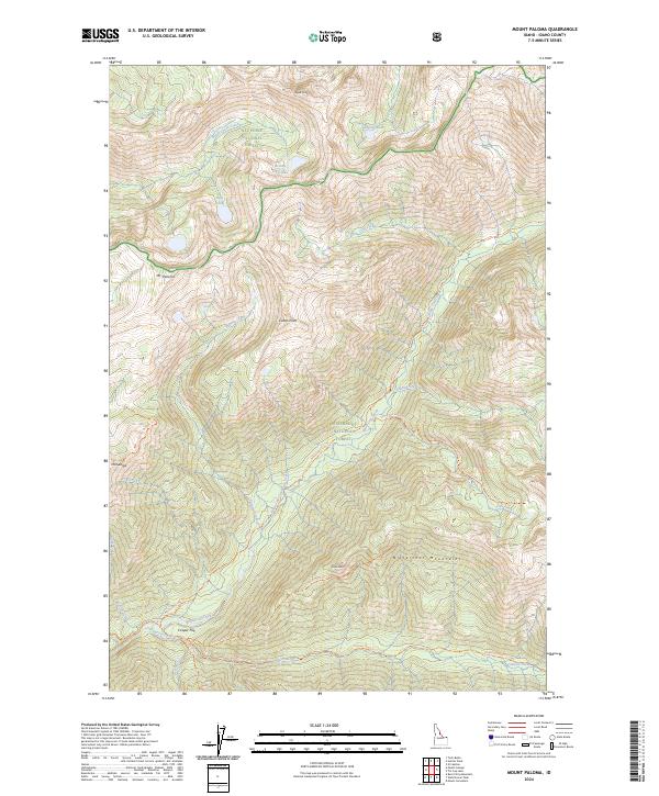 USGS Topographic Map – Mount Paloma