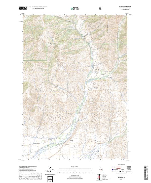 USGS Topographic Map – Muldoon